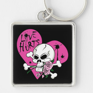 Llavero El amor duele el cráneo