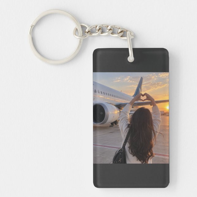 Llavero El amor emprende vuelo (Frente)