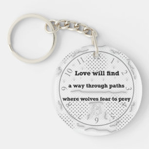 Llavero El Amor Encontrará La Forma De Cita De Byron