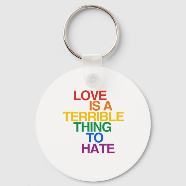 LLAVERO EL AMOR ES ALGO TERRIBLE DE ODIAR (Anverso)