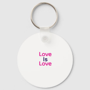 Llavero El amor es amor color rosa morado orgullo LGBTQ ga