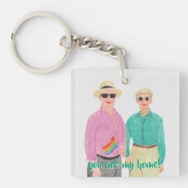 Llavero El amor es El día de San Valentín del Orgullo del