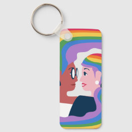 Llavero El amor es El día de San Valentín del Orgullo del 