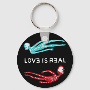 Llavero El amor es esqueleto real