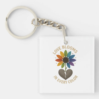 Llavero El amor florece en todos los colores