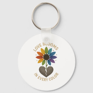 Llavero El amor florece en todos los colores