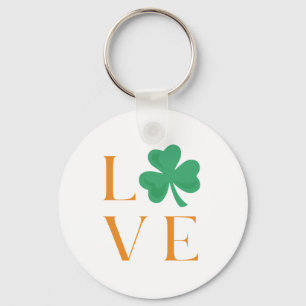 Llavero El amor irlandés Shamrock St Patrick's Day