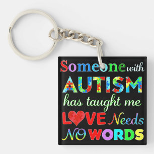 LLAVERO EL AMOR NO NECESITA AUTISMO DE PALABRAS
