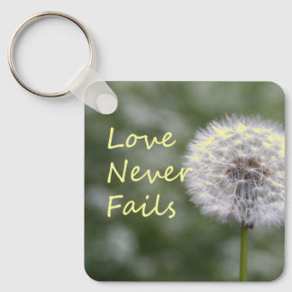Llavero El amor nunca falla Dandelion1 Corinthians 13