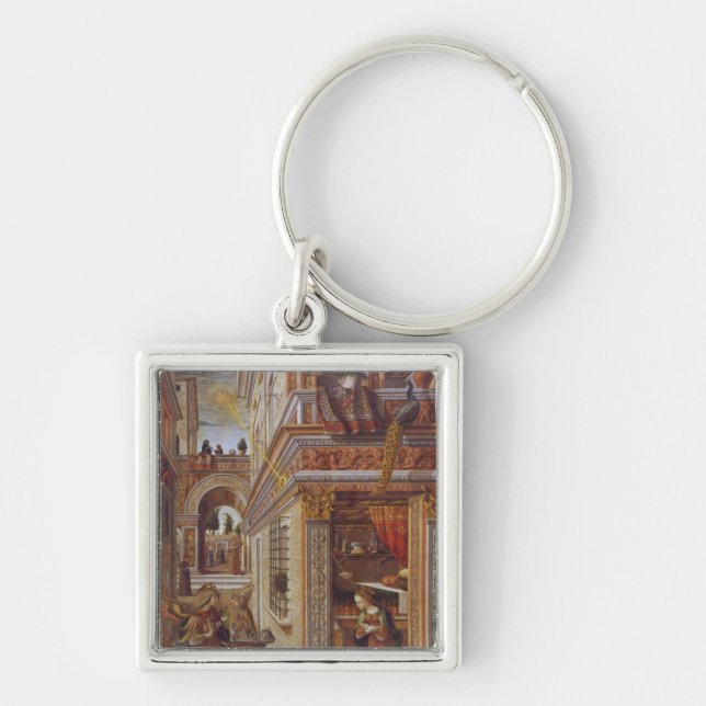 Llavero El anuncio con St. Emidius, 1486 (Frente)