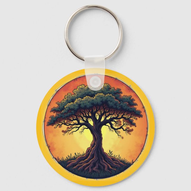 Llavero El árbol de la vida (Anverso)