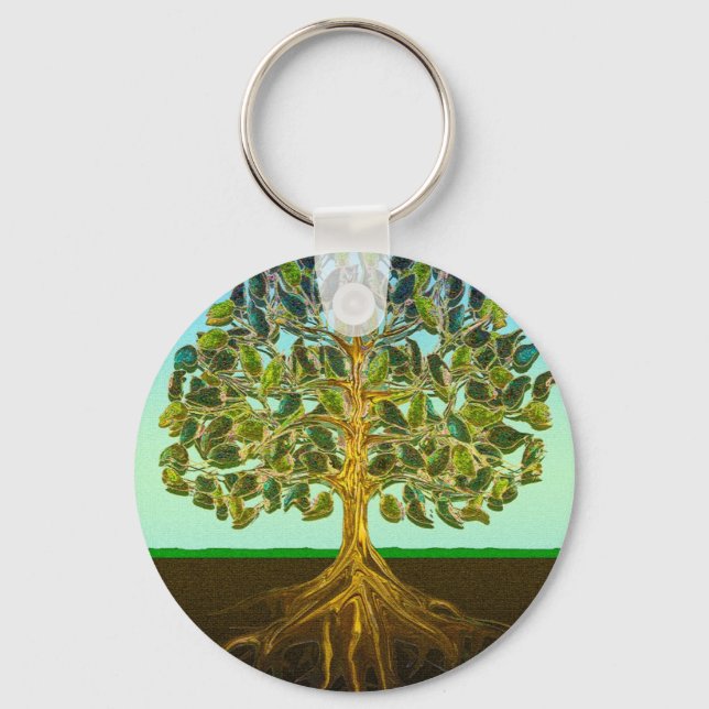 Llavero El árbol de la vida Sencillos placeres de la vida (Anverso)
