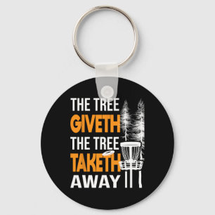 Llavero El árbol se lleva - Jugador de Disc Golf Disco Vol