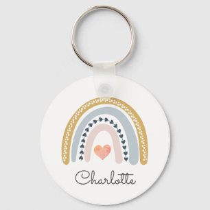 Llavero El arcoiris del Boho personalizado y caprichoso