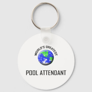 Llavero El asistente más grande de la piscina del mundo
