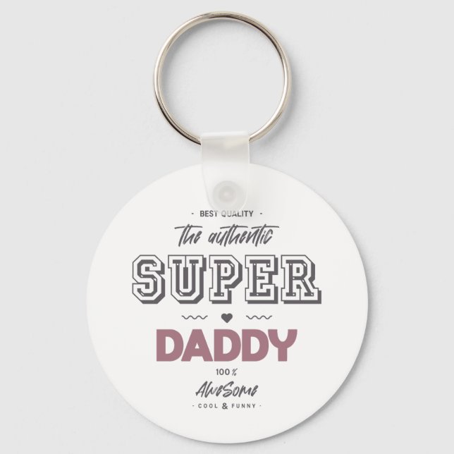 Llavero El auténtico superpapá (Anverso)