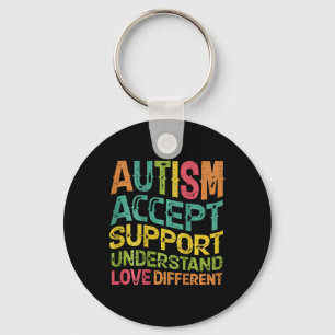 Llavero El autismo acepta el apoyo Entender el amor difere