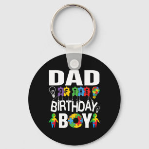Llavero El Autismo De Papá De Los Niños De Cumpleaños