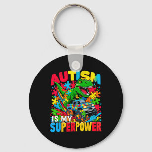 Llavero El Autismo Es Mi Camión De Monstruo Para Niños Din