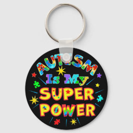 Llavero El autismo es mi superpoder