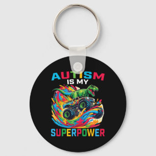 Llavero El Autismo Es Mi Superpotencia Dino T Rex Monster