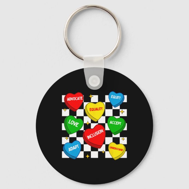 Llavero El autismo Inspirador del profesor de educación es (Anverso)