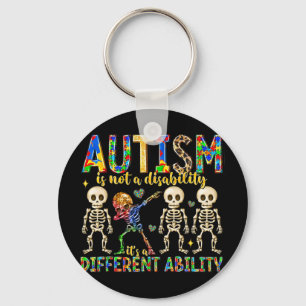 Llavero El autismo no es una discapacidad, es una habilida