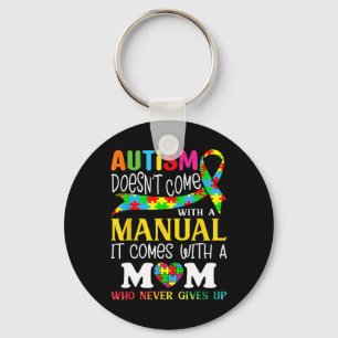 Llavero El autismo que mamá no viene con un autismo manual