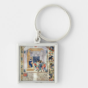 Llavero El autor que presenta su libro a los campesinos