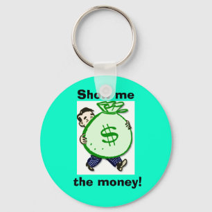 Llavero ¡el bag_of_money, me muestra, el dinero!