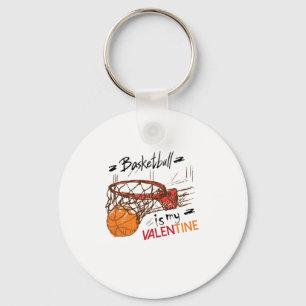 Llavero El Baloncesto Es Mi Valentín Para Los Amantes Del