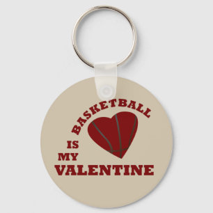 Llavero el baloncesto es mi valentina con el baloncesto ro