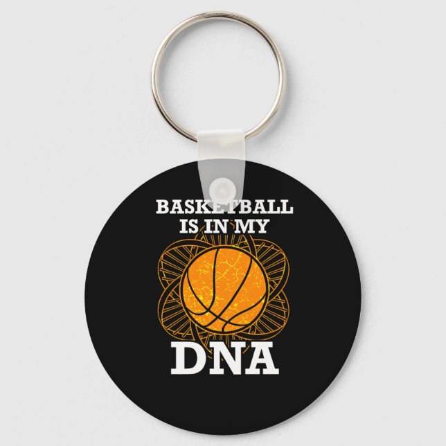 Llavero El Baloncesto Está En Mi Adn (Anverso)