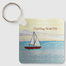 Llavero El Barco Marítimo Rojo Sale De Mi