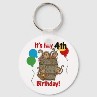 Llavero El barril de monos 4º cumpleaños