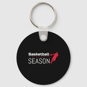 Llavero El básquetbol es mi gota favorita de temporada