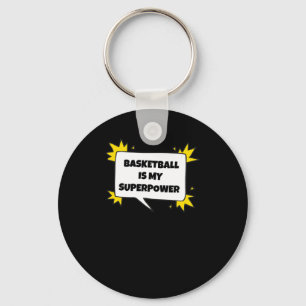 Llavero El básquetbol es mi superpoder