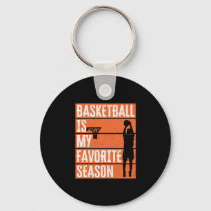 Llavero El básquetbol es mi temporada favorita