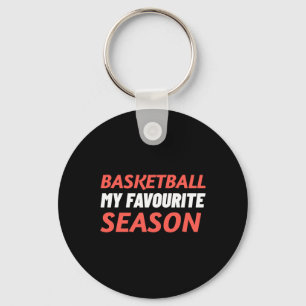 Llavero El básquetbol es mi temporada favorita