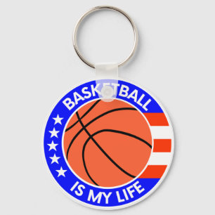 Llavero El básquetbol es mi vida. Ideas de regalo para jug