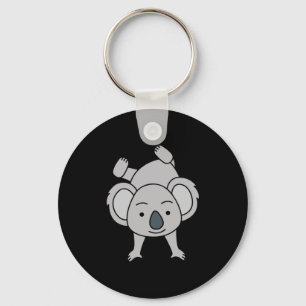 Llavero El Bebé Cute Koala Con Una Sonrisa Haciendo Un Pue
