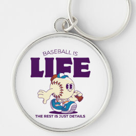 Llavero El béisbol es la vida, el resto son solo detalles