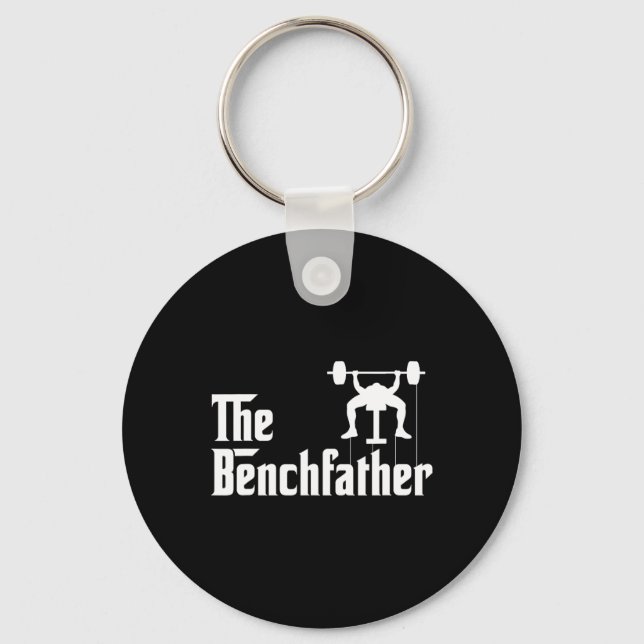 Llavero El Benchfather Bodybuilding Gym Bro Funny Bench P (Anverso)