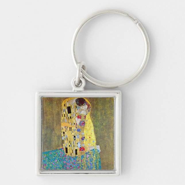 Llavero El beso 2 de Gustav Klimt (Frente)