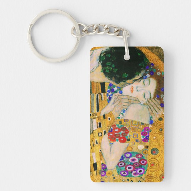 Llavero El beso de Gustav Klimt (Frente)