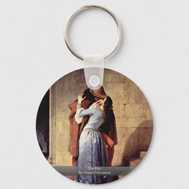 Llavero El Beso De Hayez Francesco (Anverso)
