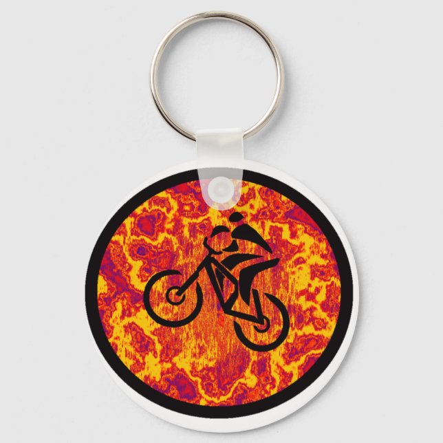 LLAVERO EL BIKER DE LA MONTAÑA (Anverso)