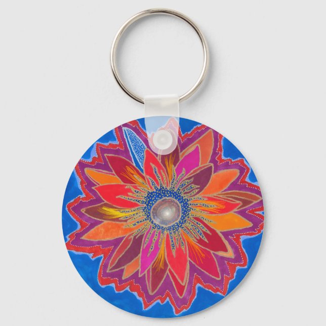 Llavero El Blazing Lotus Keychain (Anverso)