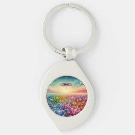 Llavero El botón de baile de la libélula