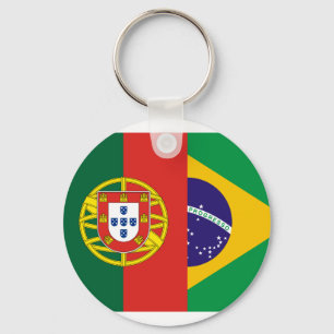 Llavero El Brasil y Portugal, híbridos
